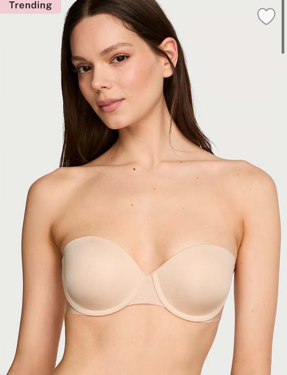 Victoria's Secret Invisible Uplift Strapless Bra Size 38b